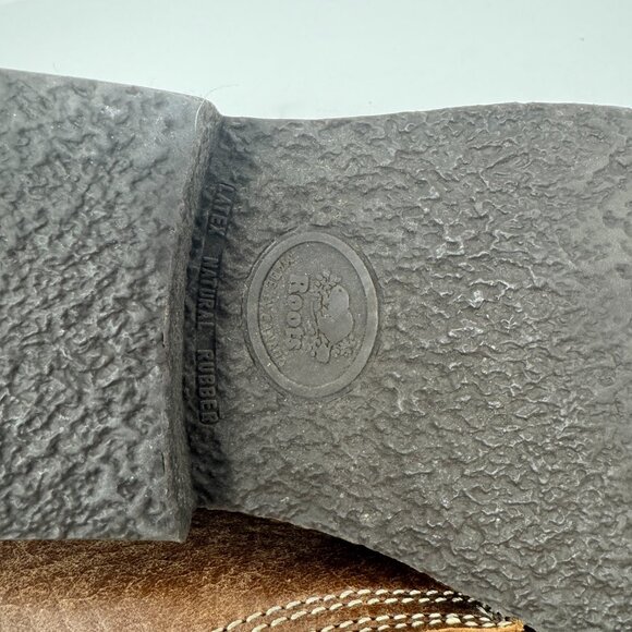 Roots Classic Brown Tribal Leather Desert Boots Lace Up Women's 8 - Picture 8 of 9